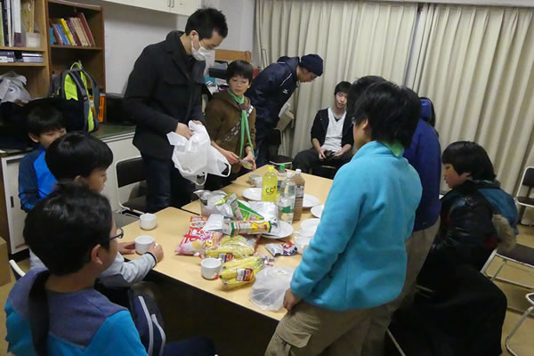 くまスカウトお泊り会 くまスカウトお泊り会